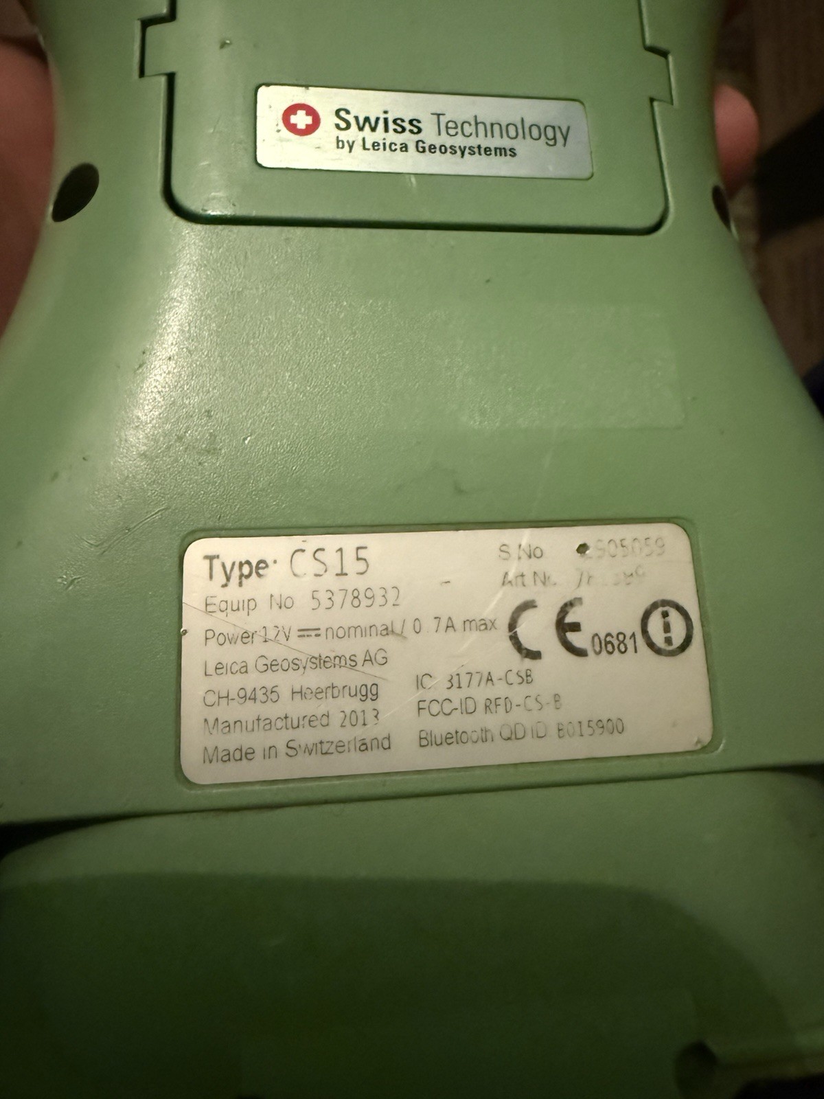 Leica Dual GS15 GPS GNSS RTK Base & Rover KIT with CS15 Field Controller