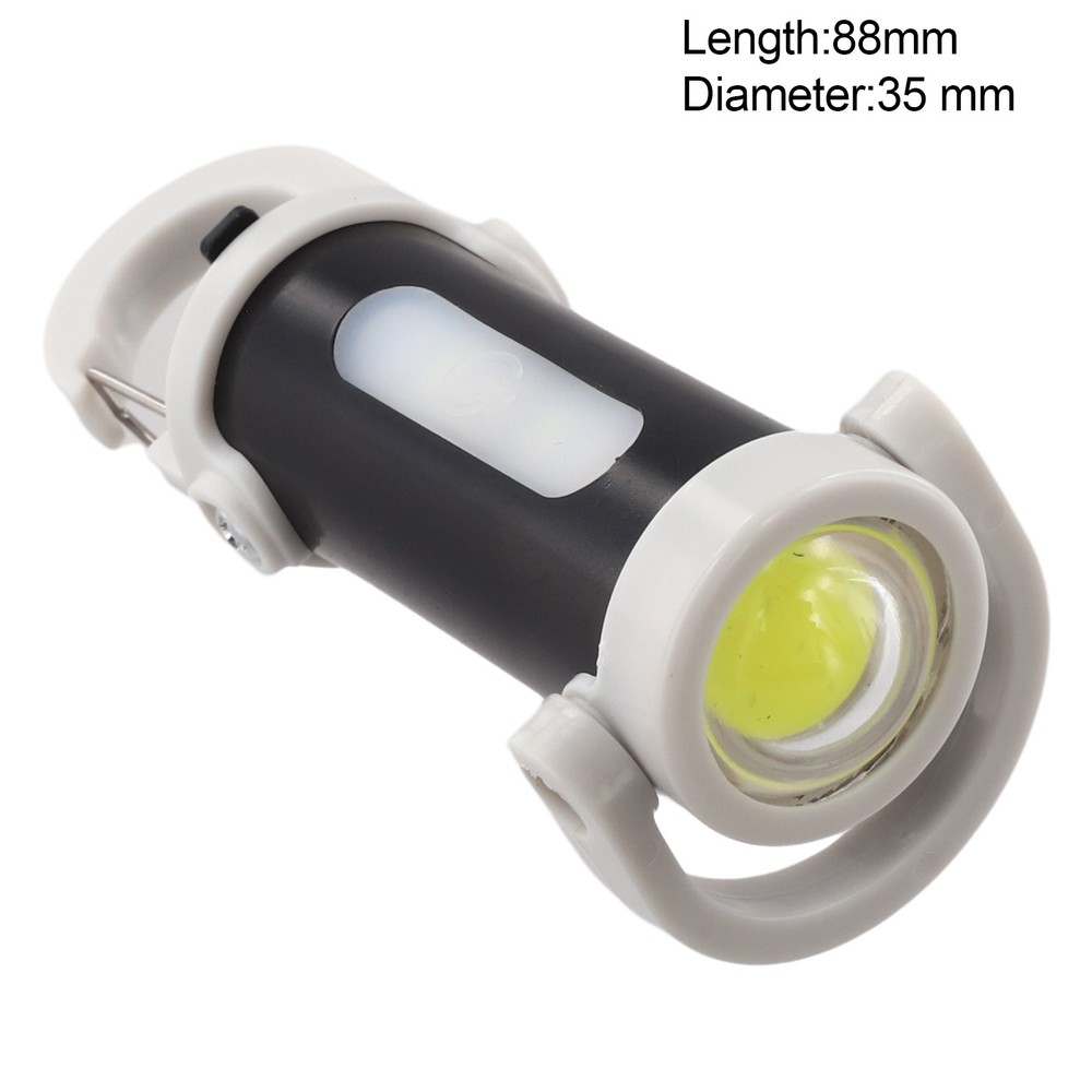 For Outdoor Mini Keychain Flashlight With USB Power Bank Functionality