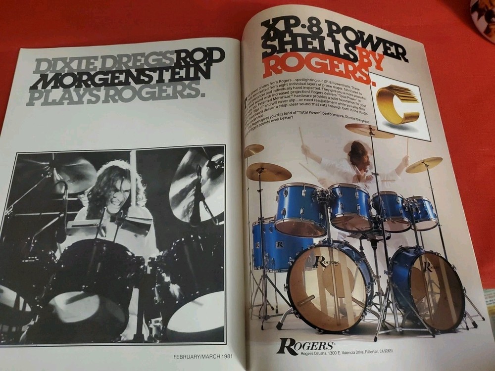 Peter Criss KISS Modern Drummer 1981 Rare