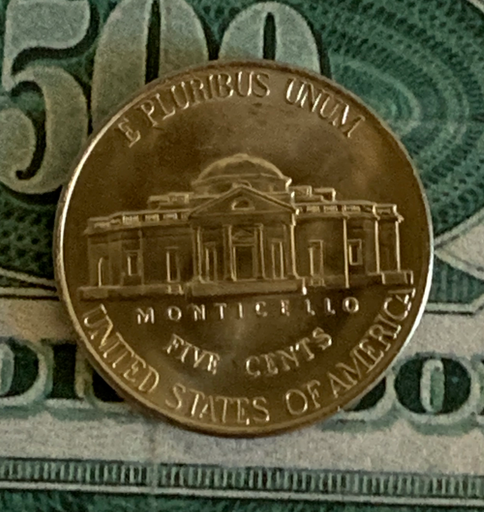 2000 P Jefferson Nickel - Full Steps - UNC. Combined Shipping.
