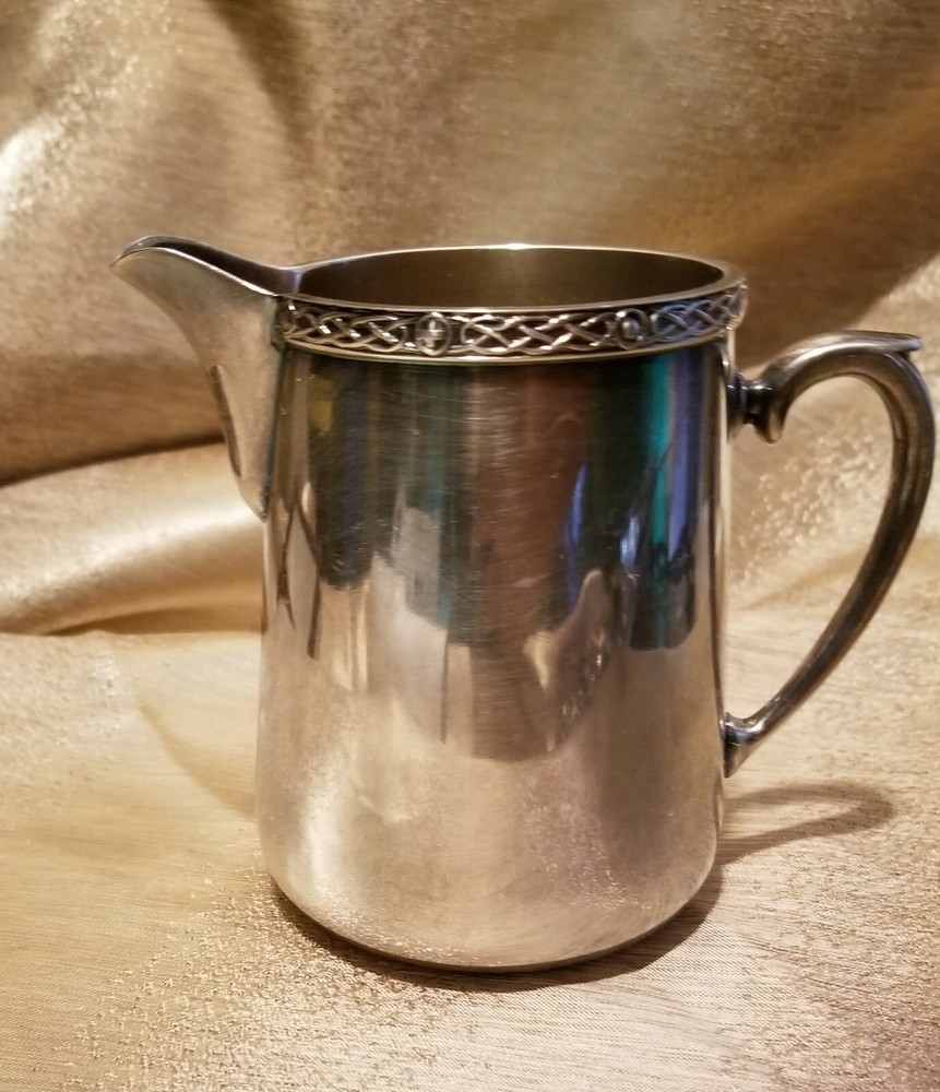 Vtg 1950's EPNS Silver Plate pitcher Creamer 4"