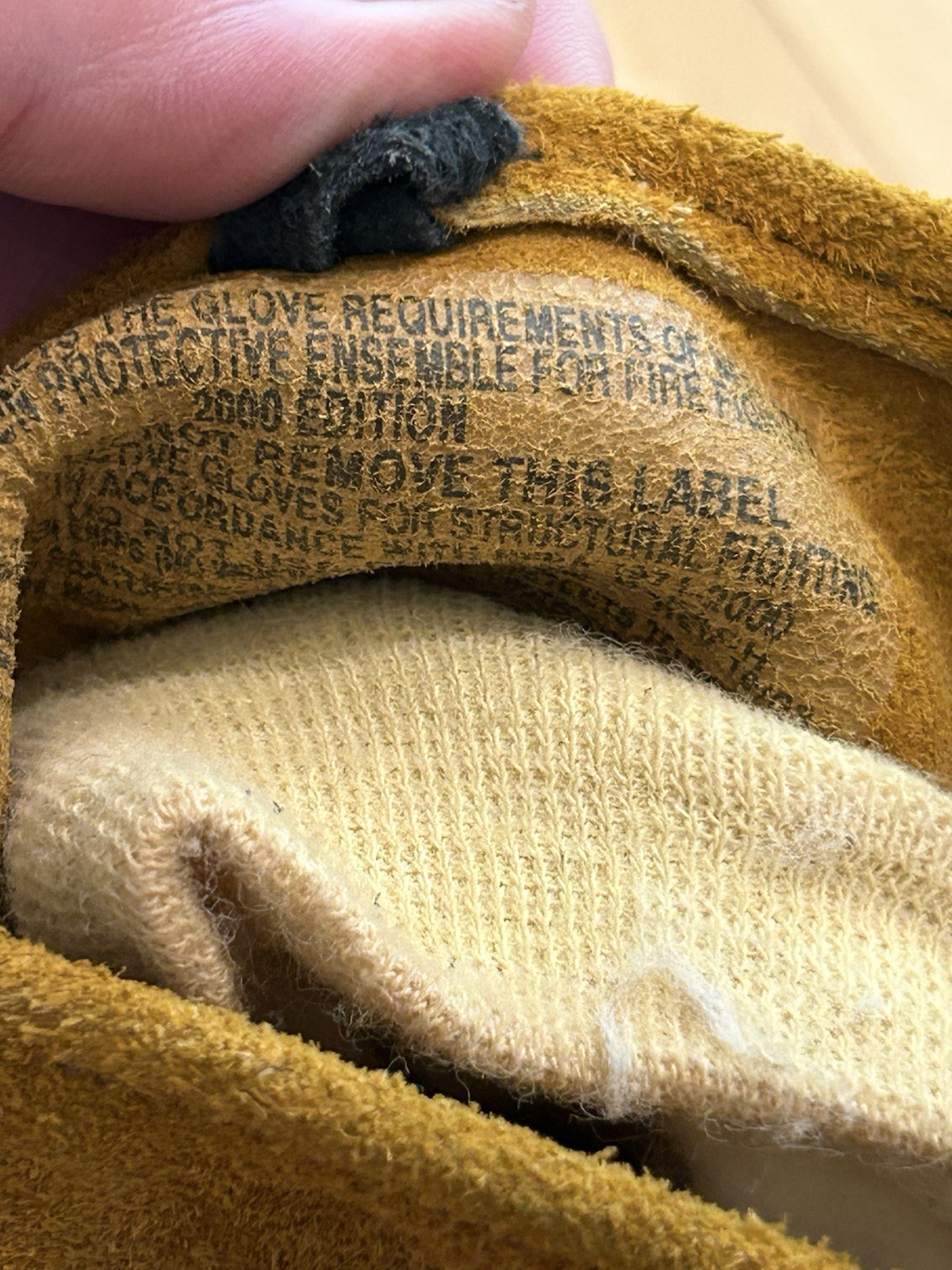 FireFighter + Brand The Glove Corp. Manufactured Firefighter Gloves Size XL-NICE