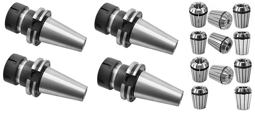 4PC CAT40 ER40 CNC PRECISION COLLET CHUCK 20000 RPM ER40 1/8-1 1/8  COLLET NEW