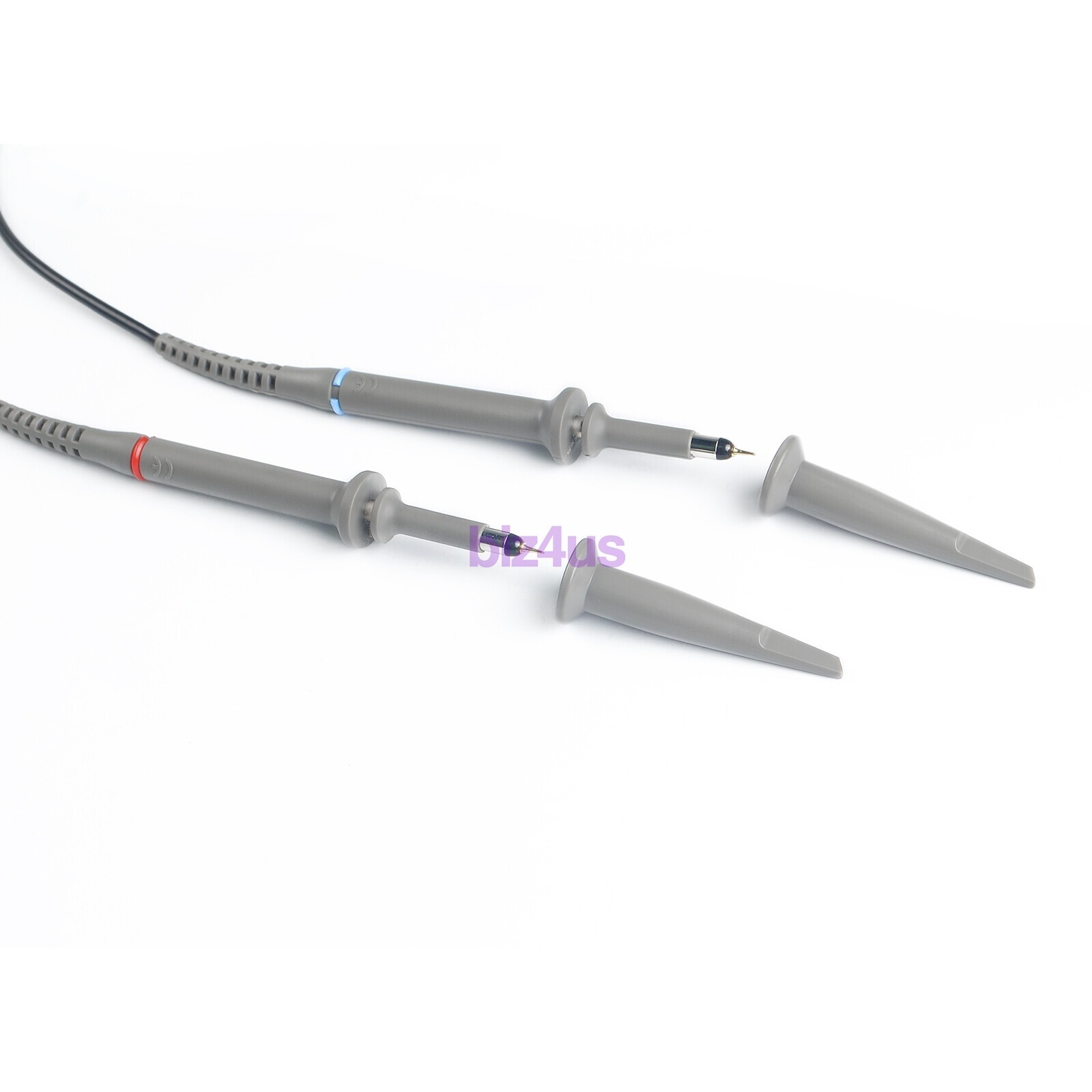 2xFor BNC Oscilloscope Probe Kit P6100 100MHz 1X 10X Precision Scope Clip Probes