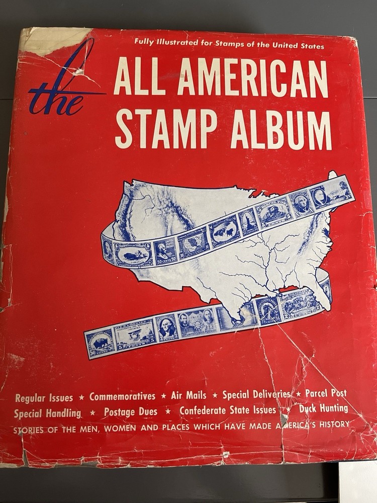 Vintage U.S. Stamp Collection – Minkus All-American Album