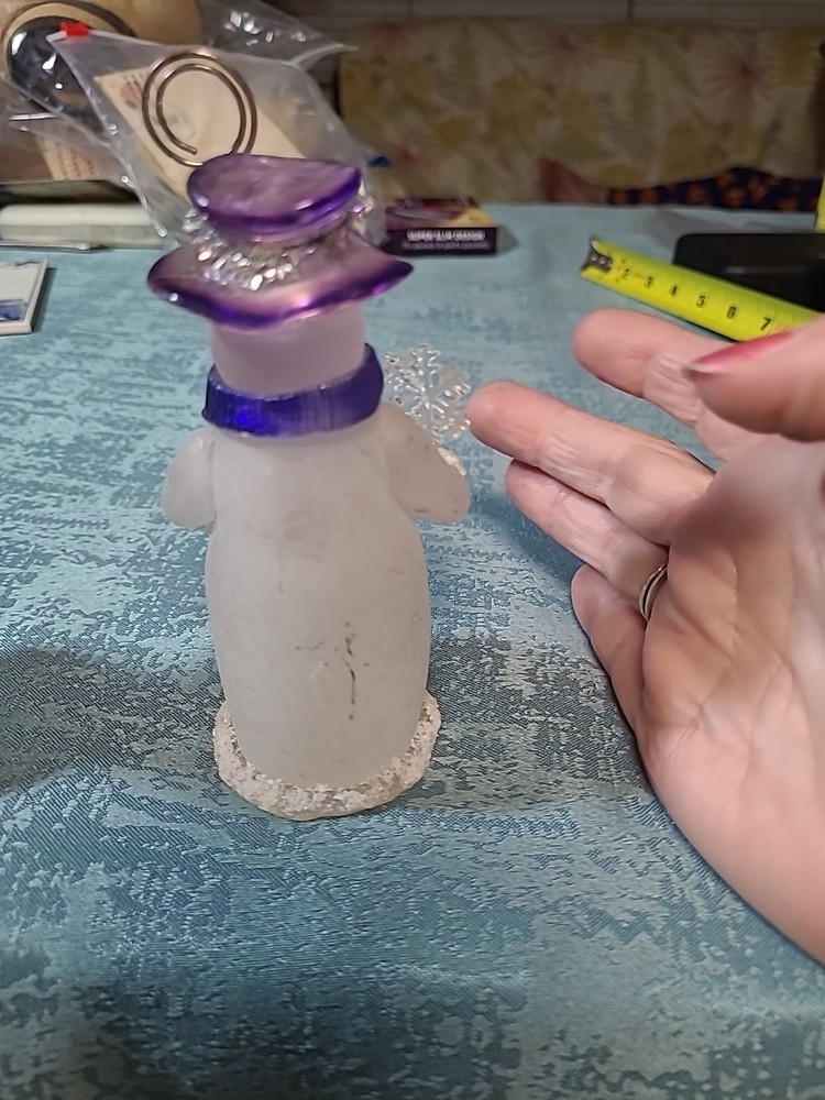 2 ARCRYLIC SNOWMAN
