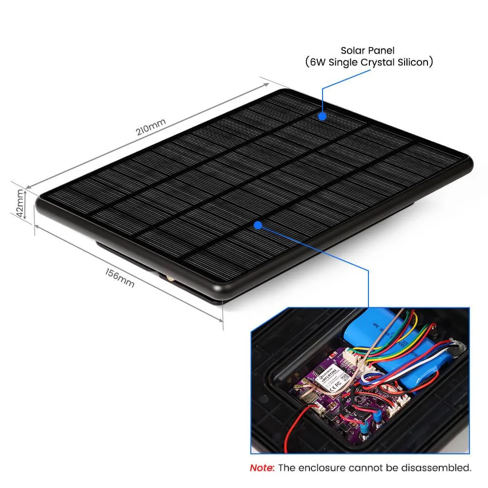 Thinknode M6 Repeater For Lora Meshtastic With Solar Panel 7000mah Battery Power