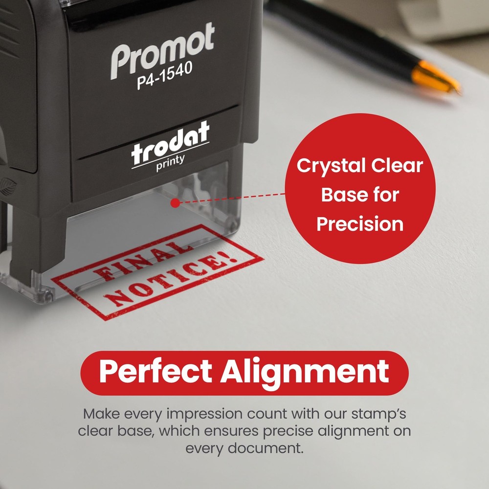 Final Notice - Self Inking Rubber Stamp - Ink Stamps