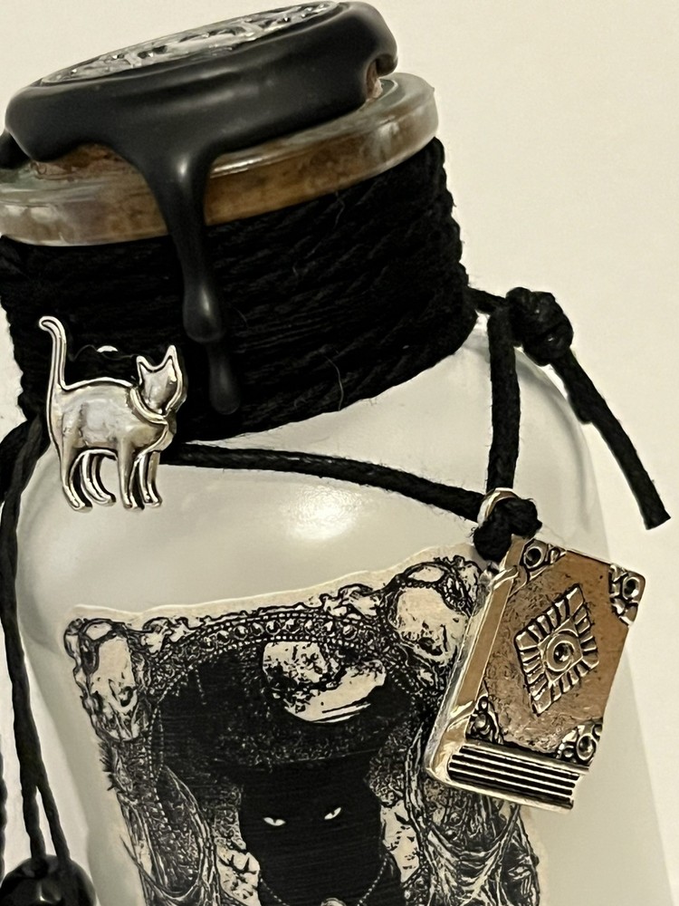 Potion Bottle Witches Cat Brew