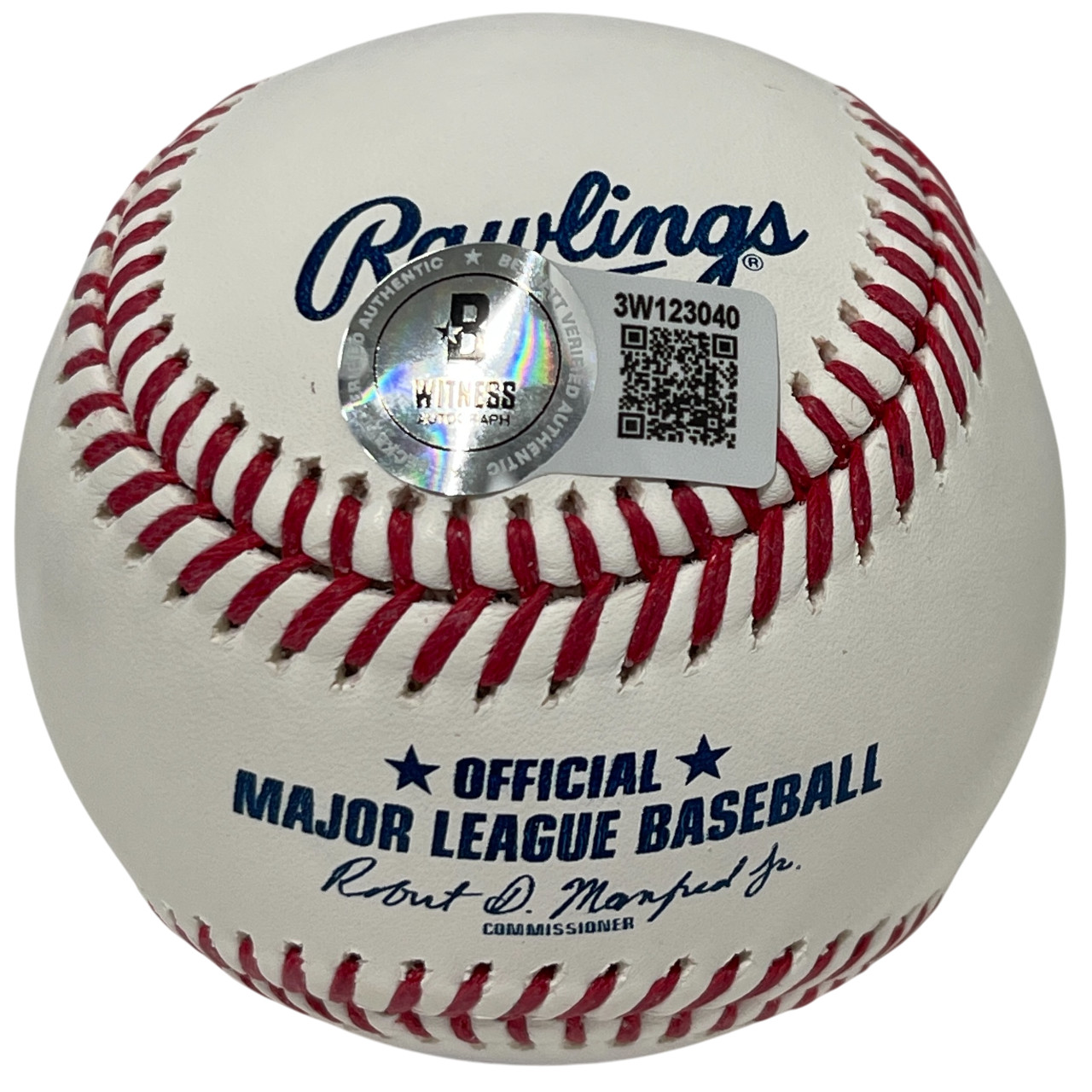 Frank Thomas Signed Autographed ROMLB Baseball Beckett Witness BAS COA