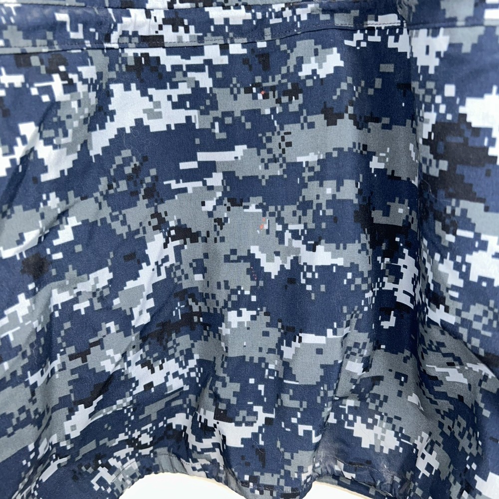 US Navy Working Parka Digital Camo Jacket Size Small X-Long