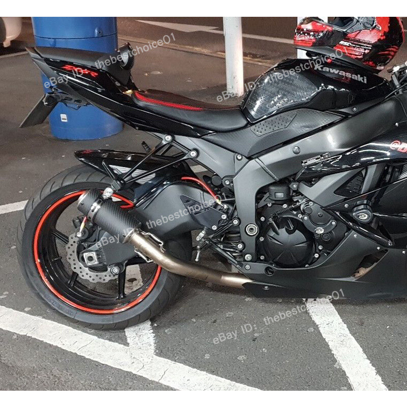 For Kawasaki Ninja ZX6R ZX636 09-23 Exhaust Link Pipe Modified Mid Connect Tube