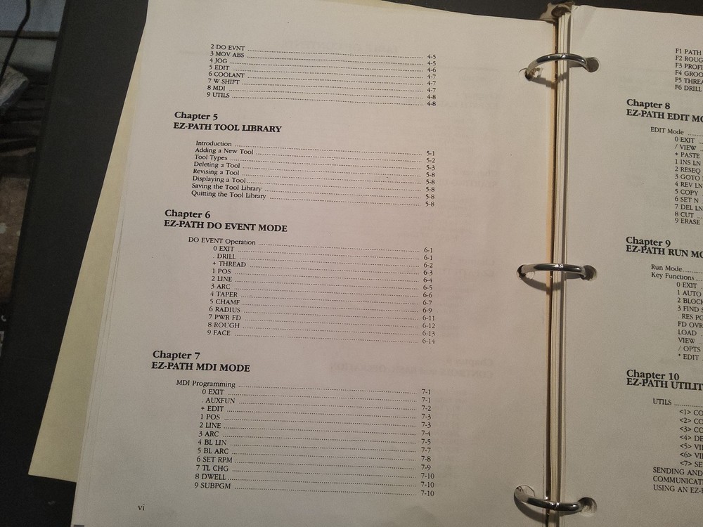 BRIDGEPORT ROMI EZ-Path PROGRAMING & OPERATIONS Manual
