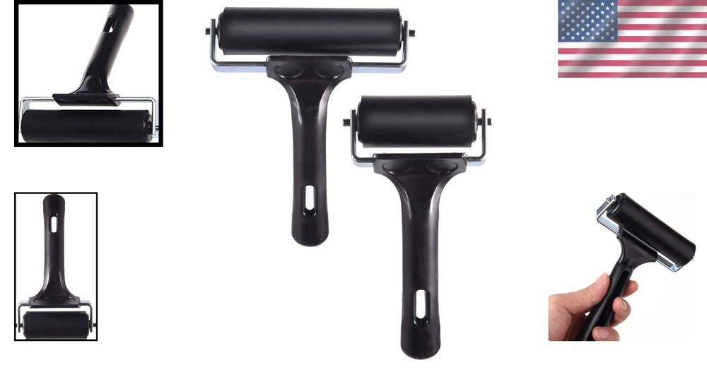 High-Quality Rubber Brayer Rollers - Printmaking Essential