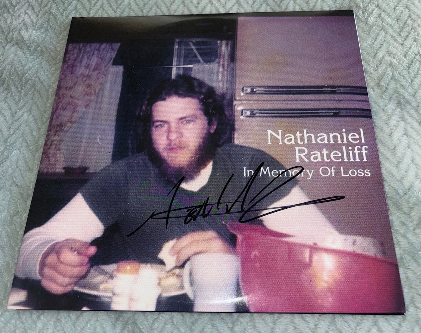 Nathaniel Rateliff Signed Vinyl Album In Memory Of Loss With Proof