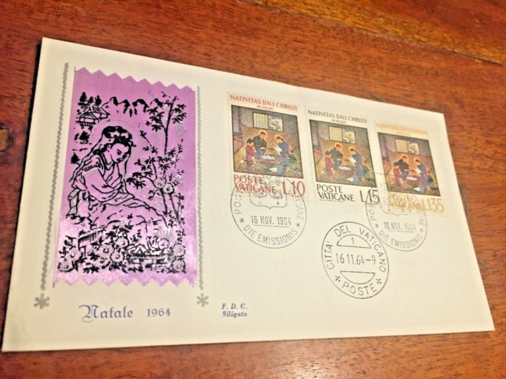 VATICAN-CHRISTMAS 1964- THREE VALUES