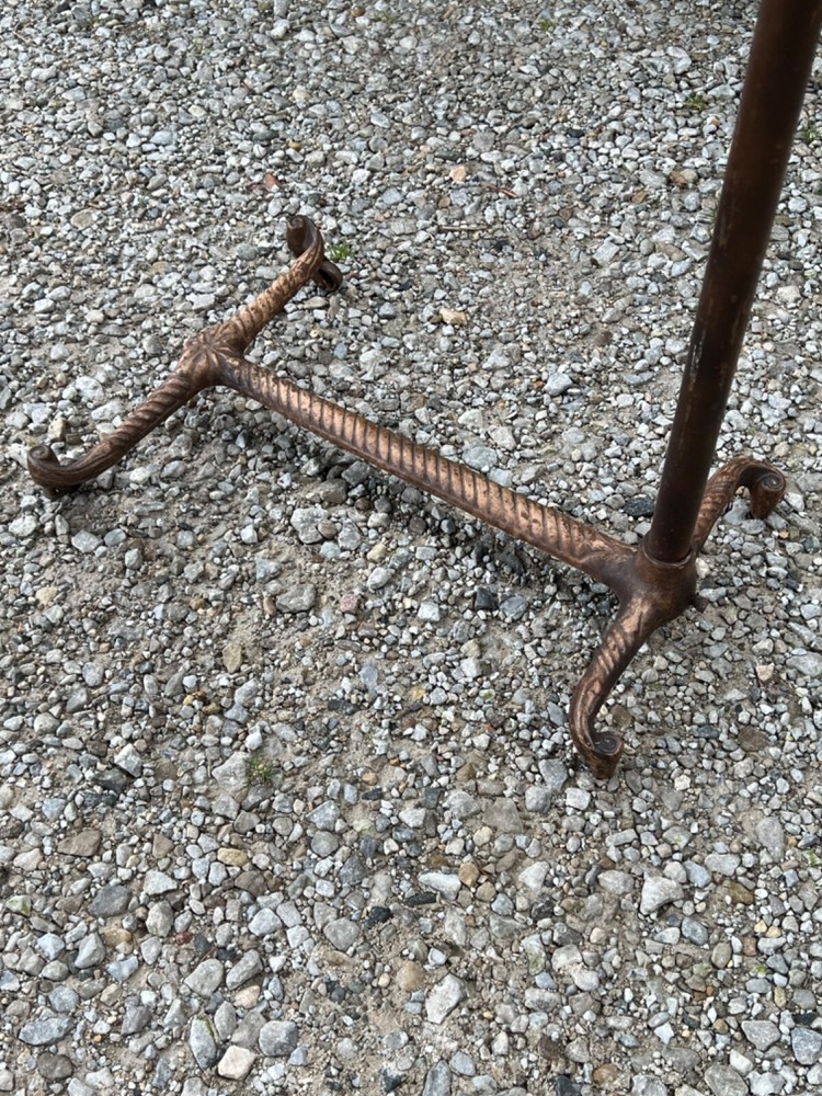 ~ORIGINAL~ SMALLER ORNATE IRON ADJUSTABLE HEIGHT / TILT DRAFTING READING TABLE