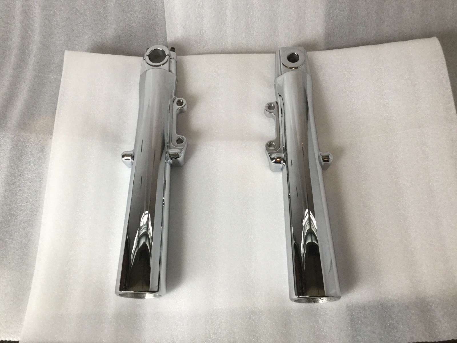 HARLEY TOURING ELECTRA GLIDE 2000-2013 FLHR FLHX CHROME FORK  LEGS EXCHANGE*
