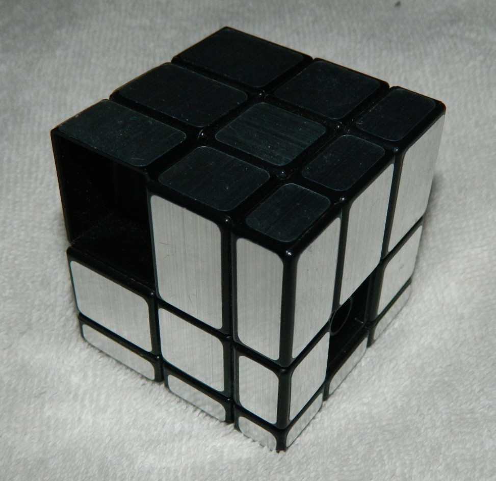3x3x3 Puzzle LOT Duncan Quick Cube + Mirror MISSING PANELS