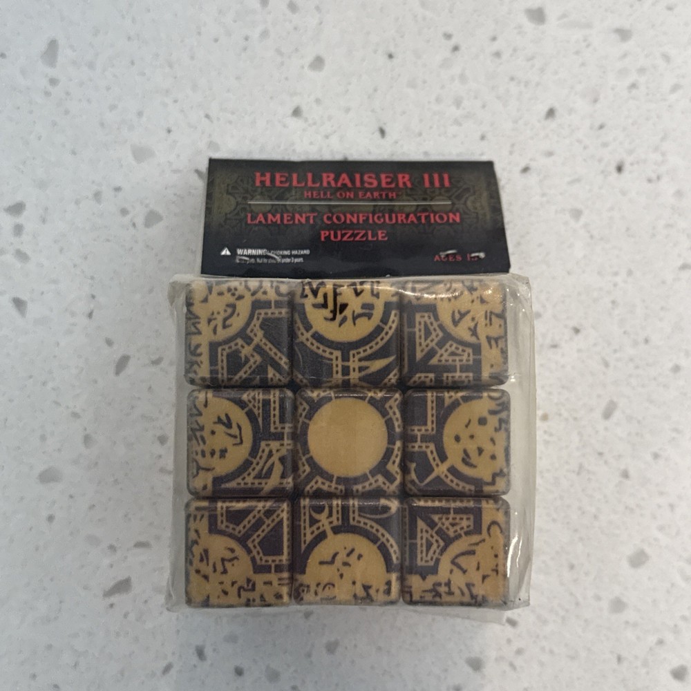 Hellraiser III Hell on Earth Lament Configuration Puzzle Cube Pinhead Horror