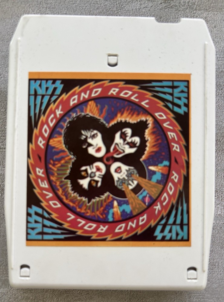 KISS Rock & Roll Over USA 8-Track Cartridge NBLP 87037 - Untested, Vintage