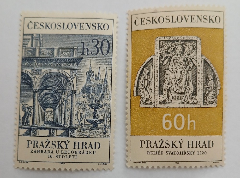 CZECHOSLOVAKIA  - SCOTT #1388 - 89 - MNH