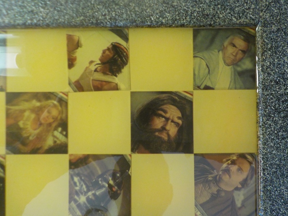 BATTLESTAR GALACTICA Custom Checker Chess Board