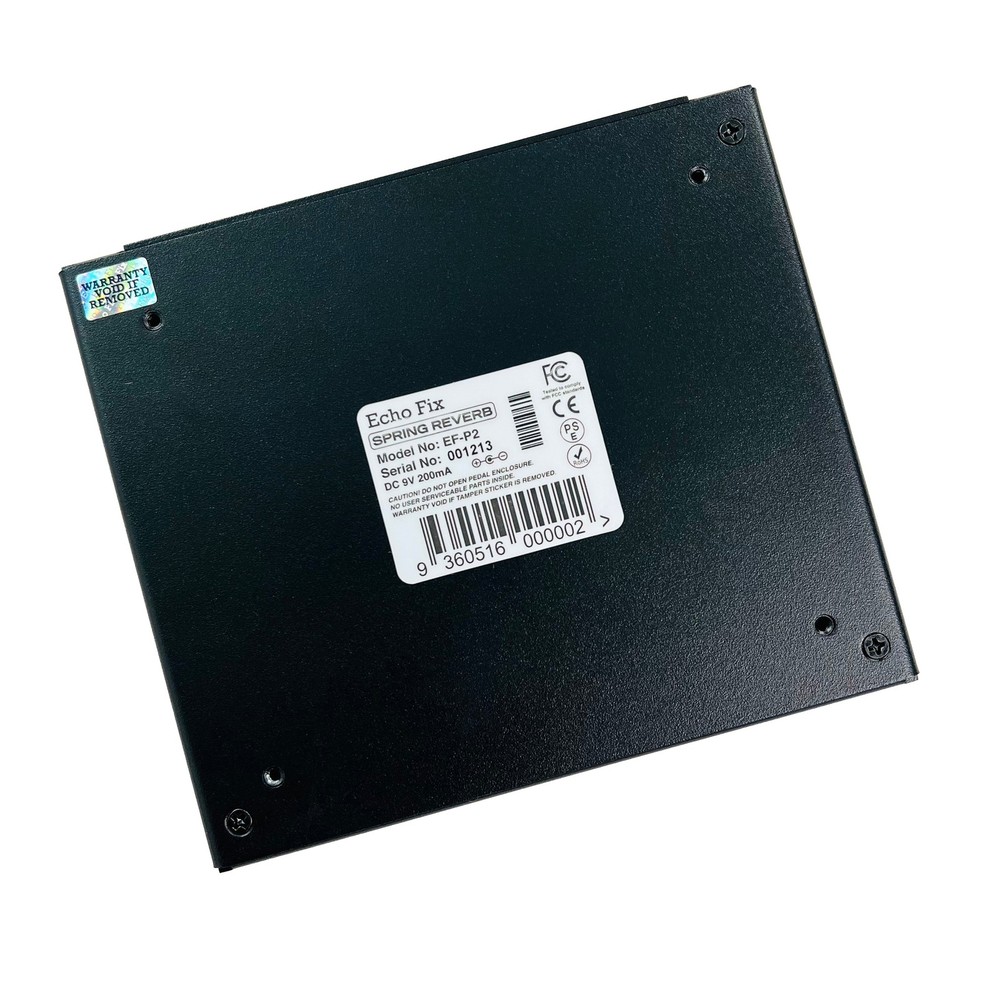 Echo Fix EF-P2 Spring Reverb - Black