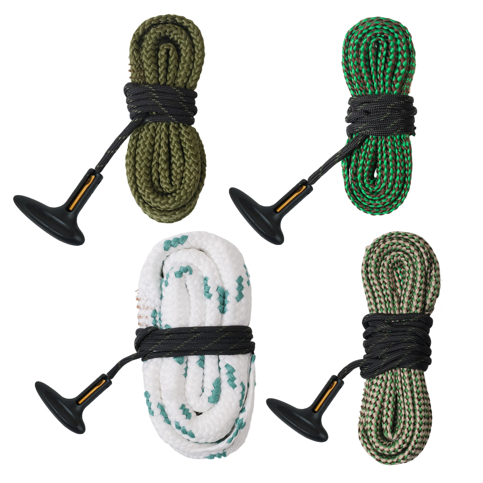 Bore Snake 4 Sizes With T-Handle for Gun Cleaning kit for Rifle shotgun pistol