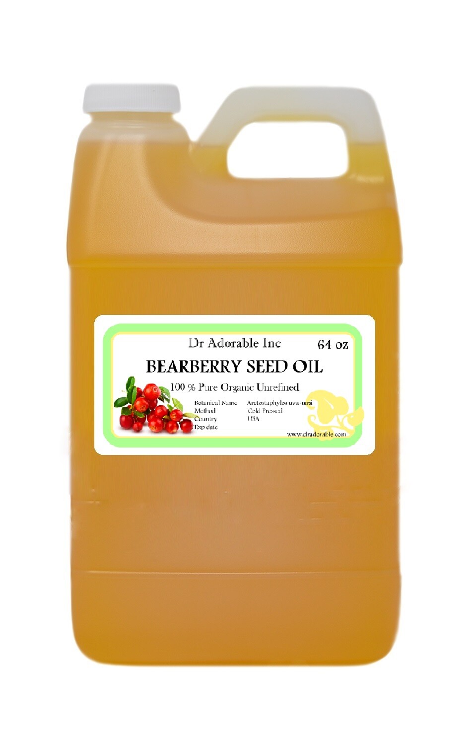 BEARBERRY OIL BY DR.ADORABLE ORGANIC 100% PURE NATURAL 1oz 2 oz-UP TO 7LB