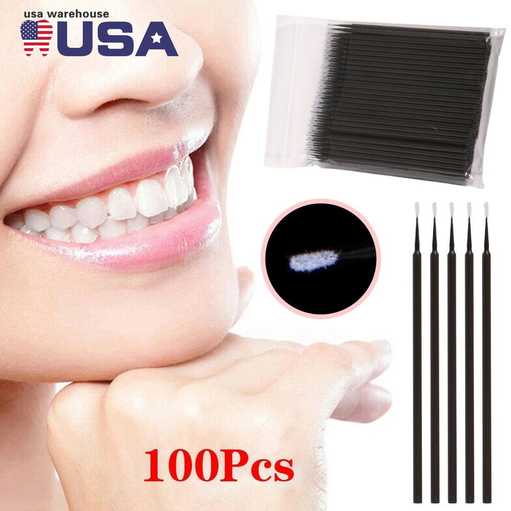 Disposable Dental Microbrush Applicators 100Pcs 4 Sizes