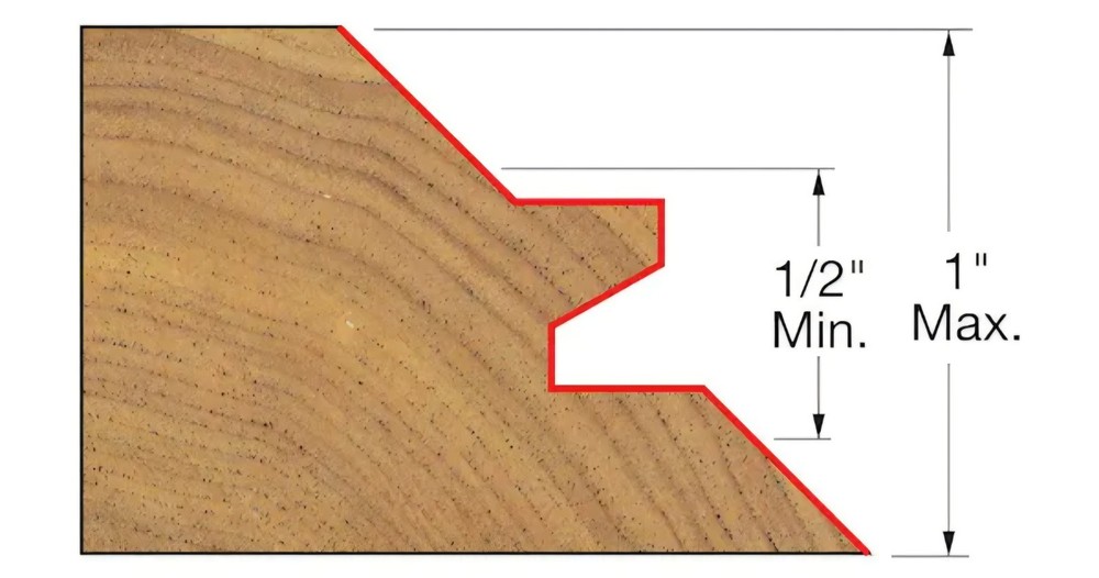 Freud 99-034 2-3/4" (Dia.) Lock Miter Bit