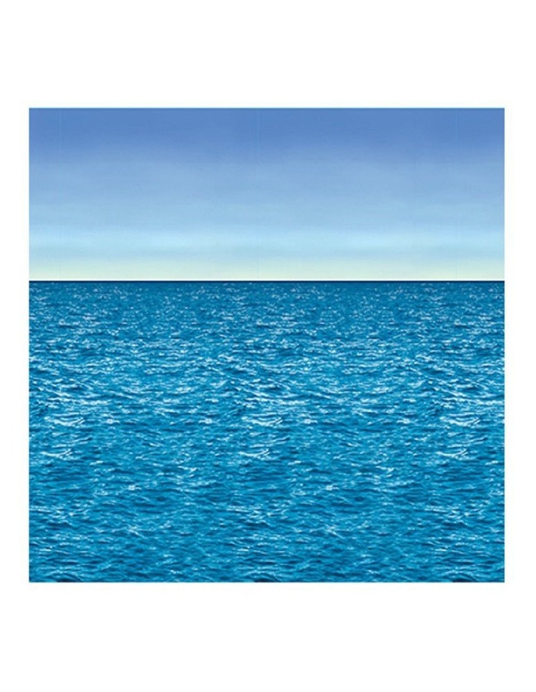 Ocean & Sky Backdrop Party Accessory (1 count) (1/Pkg)