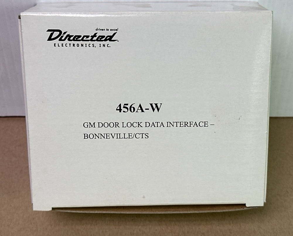 Directed Electronics 456A-W Power Door Lock Interface GM Databus - READ