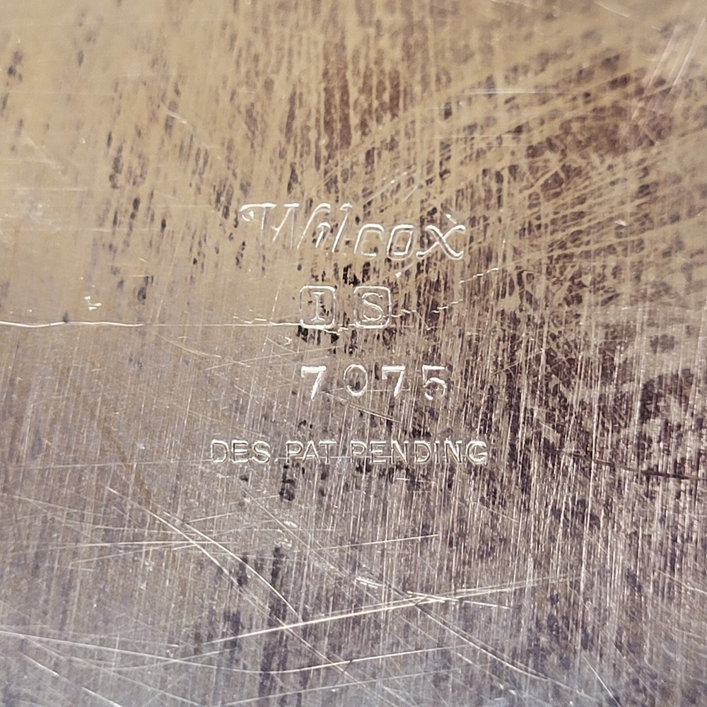 Vintage Wilcox 7075 Silverplate Round Serving Platter 11" International