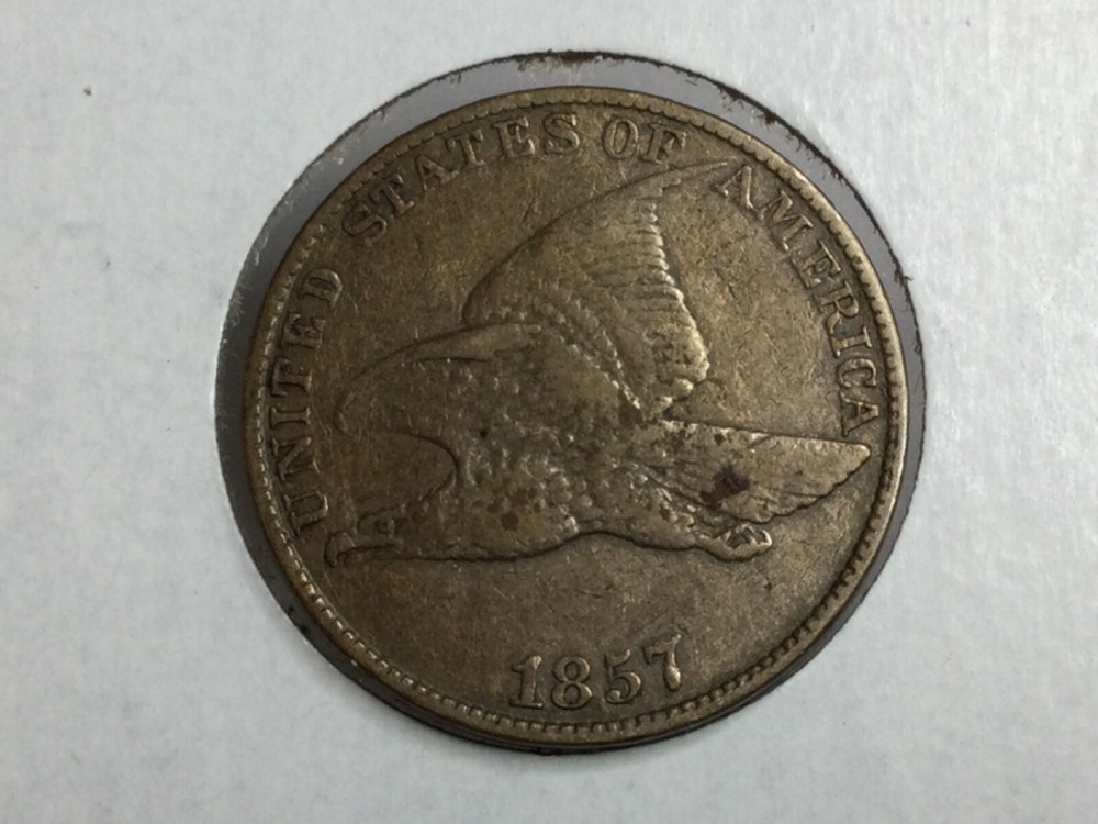 1857 Flying Eagle Cent in very fine/extremely fine super nice