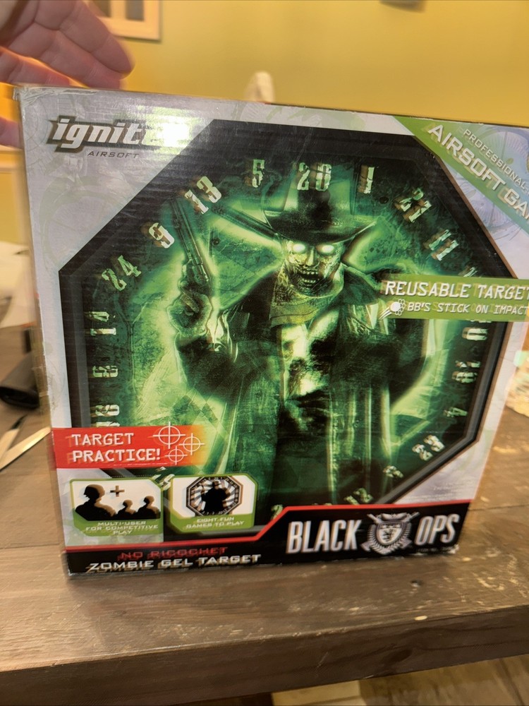 Ignite Black Ops Airsoft Gell Target Zombie