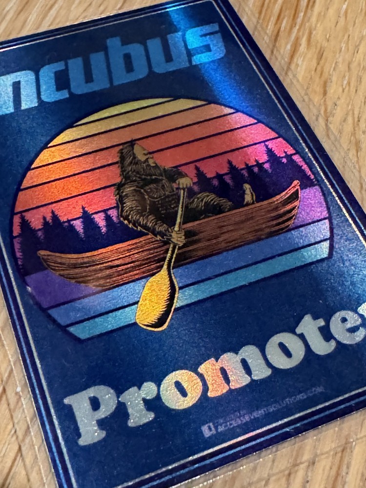 INCUBUS - All Access Backstage Pass - Really great foil effect