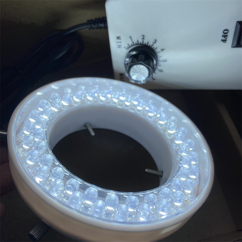 Inner Diameter 60mm 56 LED Light Microscope Ring Lamp Microscope Light Source
