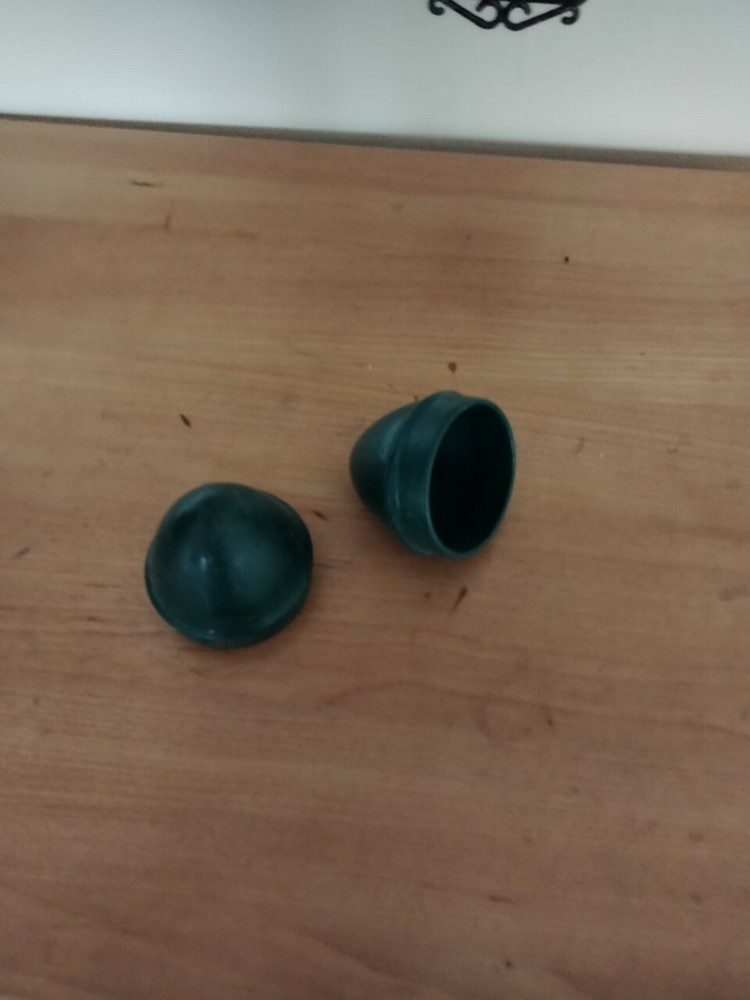 2" green chain link fence Post caps