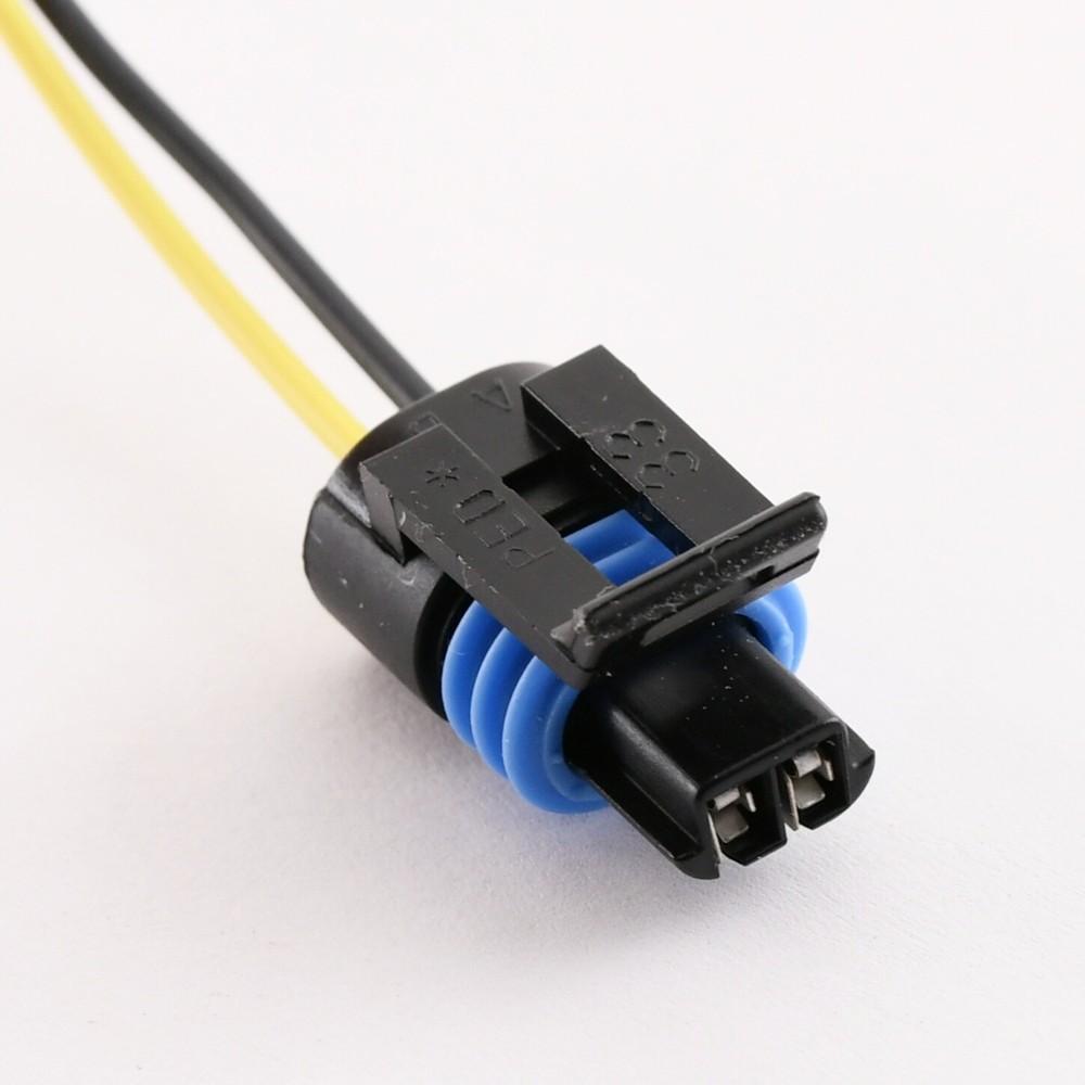LT1 Black 2 Wire Coolant Temperature Sensor Connector Pigtail Camaro Corvette