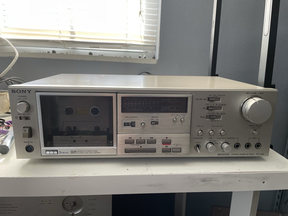 Sony TC-K81 3 Head Cassette Deck Mint Condition