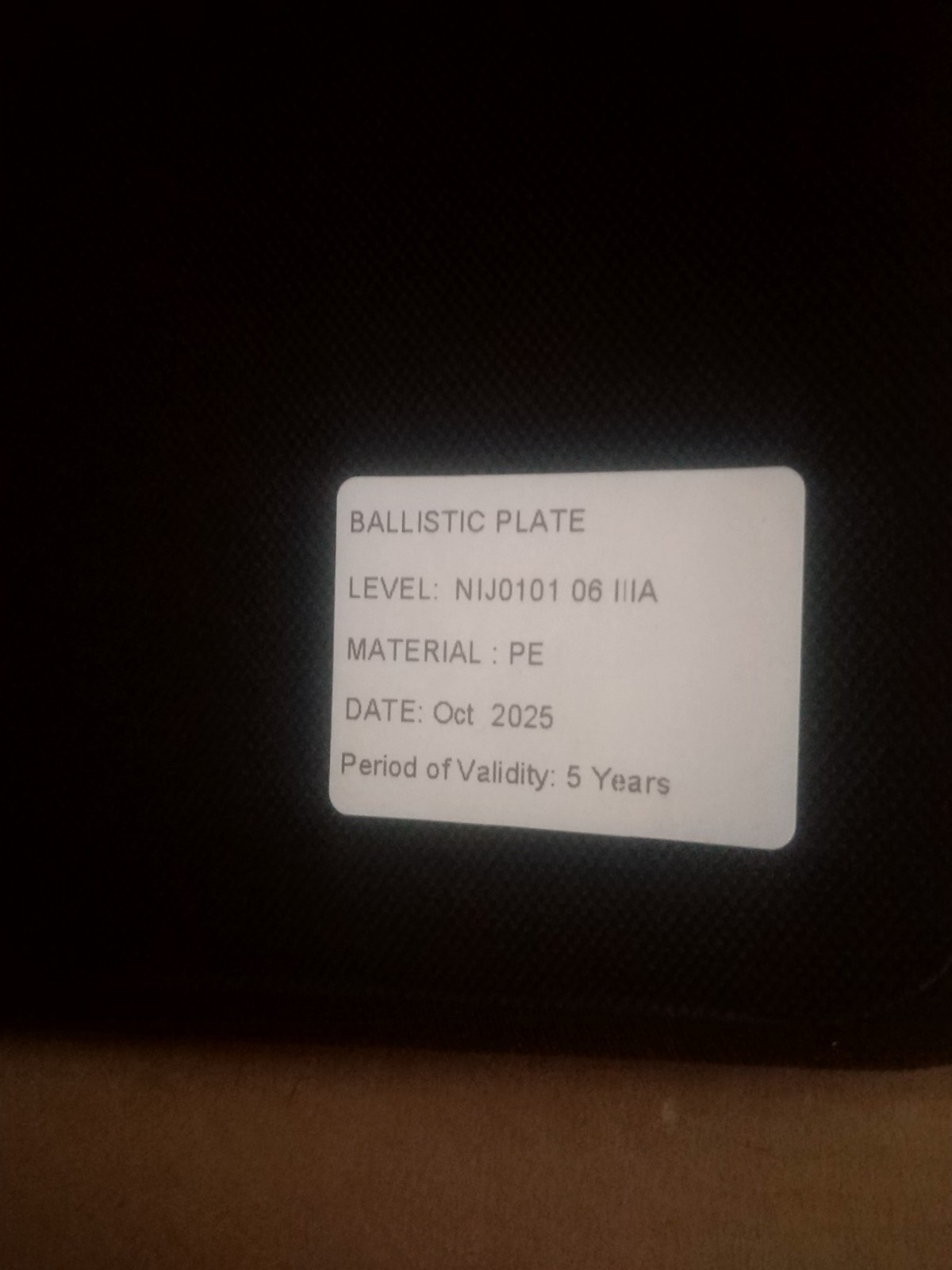 Strike Face 10x12 Lightweight Armor Ballistic Plate NIJ0101 06 IIIA