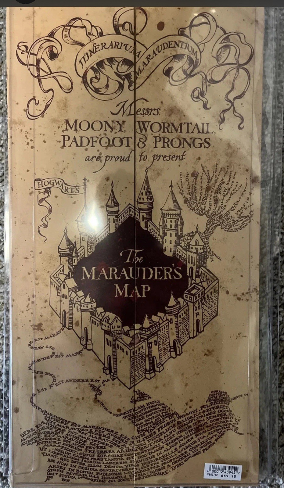 HARRY POTTER The Marauder’s Map (Brand New And Sealed) Warner Bros.