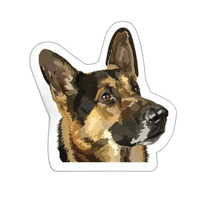 German Shepherd Sticker Decal