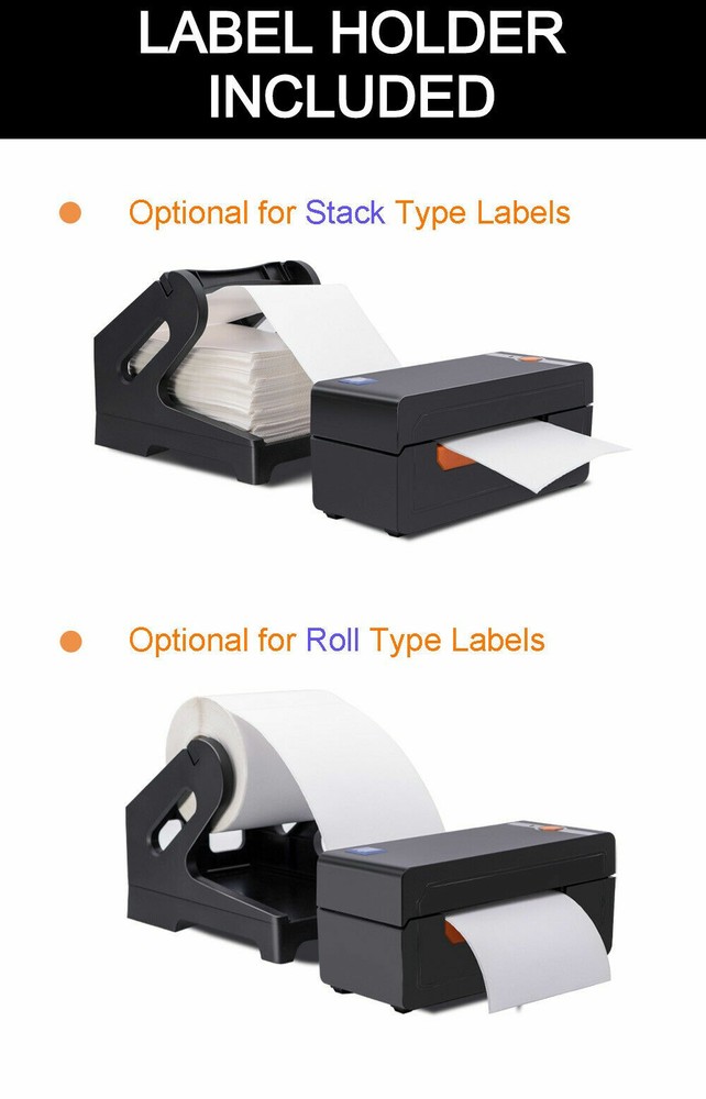 BEEPRT 4x6 High Speed Thermal Shipping Label Barcode Printer USB and Bluetooth
