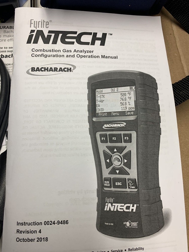 Bacharach 10-5000 Combustion Test Kit