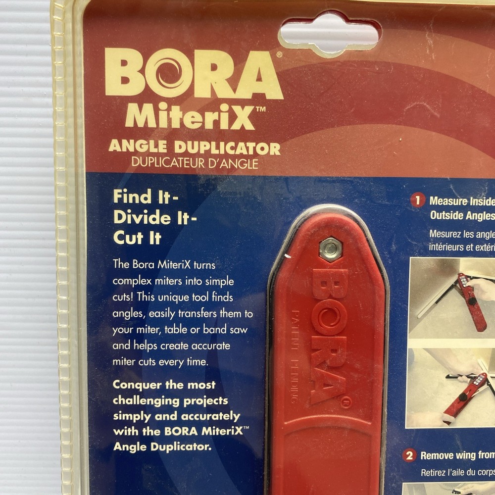 Bora BOR530401 Angle Duplicator Layout Tool Angle Finder Template Tool NOS