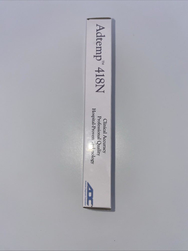 New Adtemp 418N Flex Tip Oral & Rectal Digital Thermometer LCD 8 Second Reading