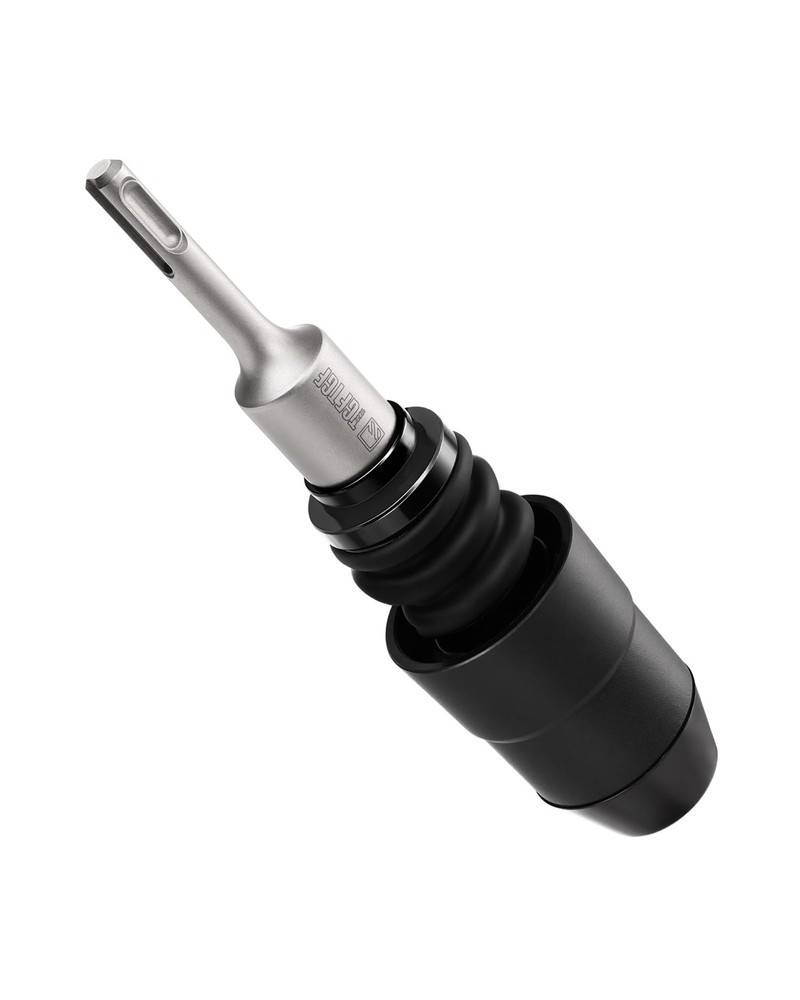 TGFTGF SDS-Plus to SDS-Max Adapter, Black, Silver